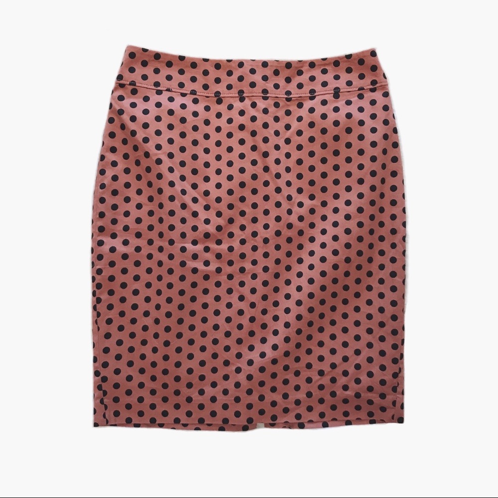 Ann Taylor LOFT Pencil Skirt-Salmon/Black-EUC-Sz 4